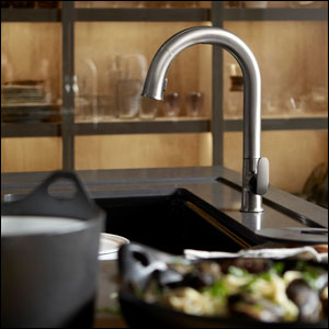 Kohler Launches Sensate�, A Truly Touchless Kitchen Faucet
