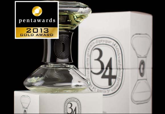 The Hourglass by diptyque wins Allure awards and Pentawards 2013 awards