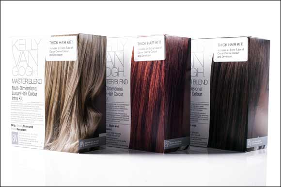 Introducing New Kelly Van Gogh Masterblend� Luxury Multi-Dimensional Hair Colour Kits For Thick Hair