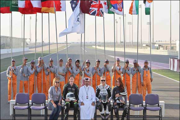 Great performance of the female riders at Losail International Circuit