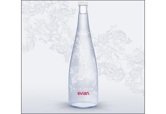 Latest Evian Elie Saab Limited Edition 2014 Bottles Available at Fashion Forward