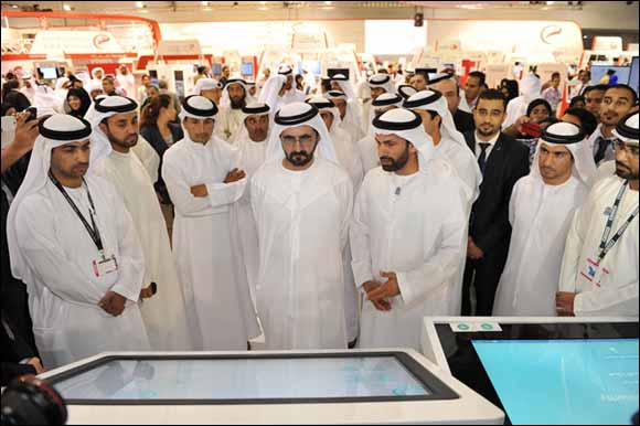 H.H. Sheikh Mohammed Bin Rashid Al Maktoum launches �Dubai Smart Healthcare Model' at GITEX 2013.