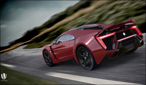 W Motors unveils its First Arabian Hypercar Production, the �Lykan HyperSport 2014�, at the Dubai International Motor Show