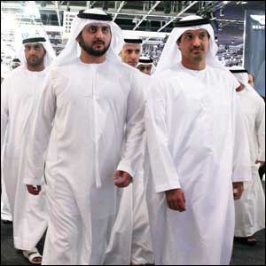 H.H. Sheikh Maktoum Bin Mohammed Bin Rashid Al Maktoum Opens Dubai International Motor Show 2013