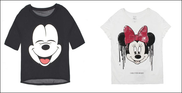 Mickey and Minnie Mouse Star in Bershka's new capsule collection!