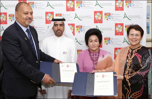 In The presence of the First Lady of Malaysia, Alliance International Investment signed a partnership agreement with University kebangsaan Malaysia (UKM)