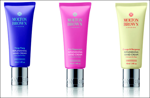 Introducing the replenishing hand creams collection