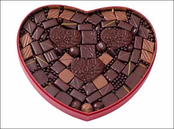 La Maison du Chocolat heart shaped gift box, a perfect gift for loved ones on Valentine's Day