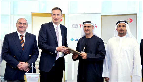 1,638 new Toyota vehicles go to Dubai Taxi Corporation's fleet in 2014