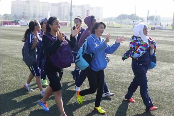 Half way through to the knock-out stages Dubai Schools Football Cup Heats Up