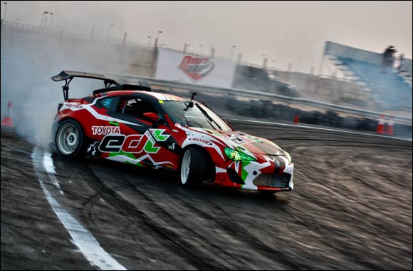 Toyota Emirates Drifting Team stays top of the Drift UAE Championship, following a breath-taking performance