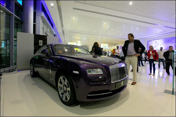Rolls Royce, premier luxury car dealer, unveils its first-ever car podium in a Middle-East airport at Abu Dhabi International