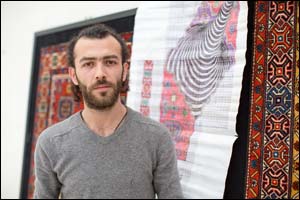 Artist Faig Ahmed debuts in dubai to distort and reinvent traditional carpets