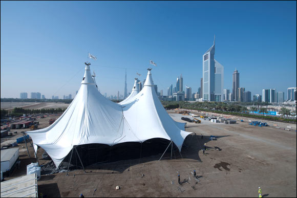 Cavalia raises its Signature White Big Top in Dubai for March 20 premiere