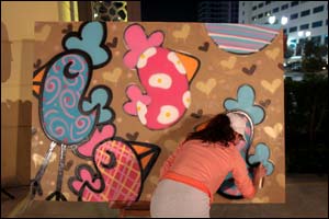 Courtyard Gallery's live graffiti sessions wow JBR audiences with on-the-spot creativity