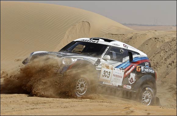 Vasilyev takes narrow lead in Abu Dhabi Desert Challenge as Roma plunges from contention