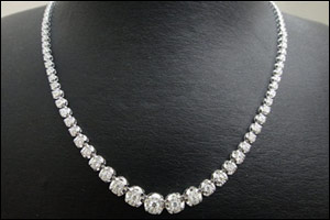 Own the most eminent diamond studded neckpiece this April