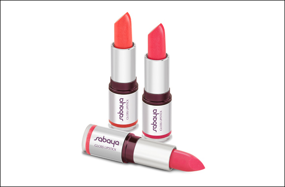 For your lips only: Colour and care with Sabaya Gloss lipstick