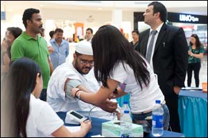 Health & Wellness Festival at Dubai Outlet Mall provided instant and free health and wellness examinations