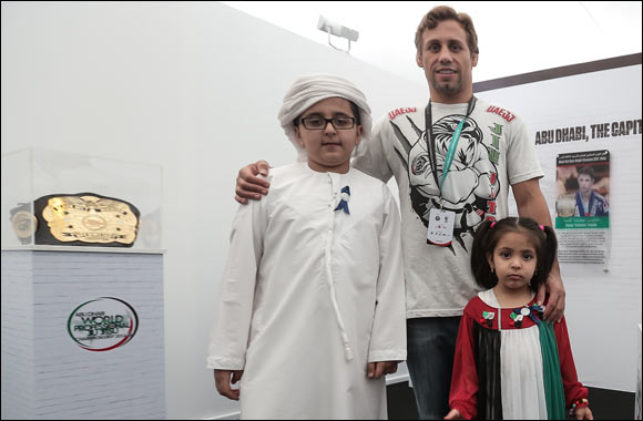 UFC superstar and fan favourite Uriah Faber thrills crowds at Abu Dhabi World Professional Jiu-Jitsu Championship 2014