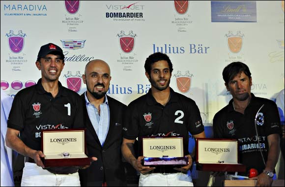 Longines commemorates another year as official timekeeper for the Julius Baer Beach Polo Cup 2014