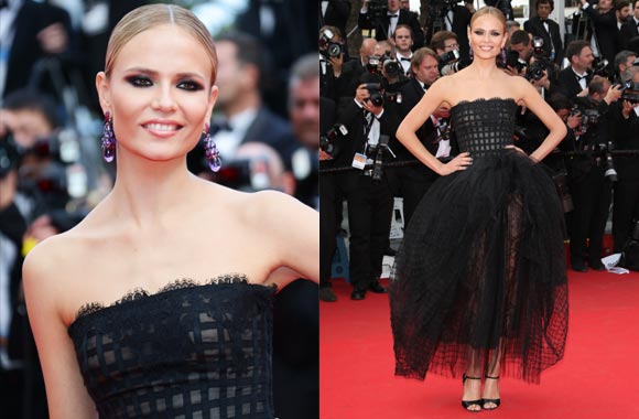 L'Oreal Paris Spokesperson Nathasha Poly lights up the Red Carpet at the 67th Cannes Film Festival