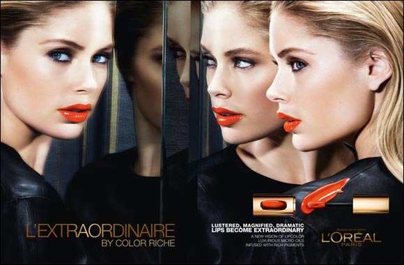 An outstanding lip color revolution begins with the Color Riche Extraordinaire from L'Oreal Paris