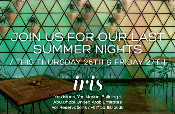 Iris Yas Island's Season Closing Celebration: Our Last Summer Nights