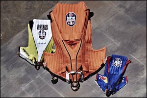 Skydive Dubai Athletes nab second and third places in first ever Red Bull Aces Wingsuit 4 Cross Race