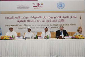 Governmental Experts Meeting on 13th UN Crime Congress Starts in Doha