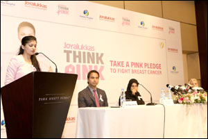 �Joyalukkas Think Pink' in association with Zulekha Hospital to continue the drive to empower & protect women from breast cancer this October.