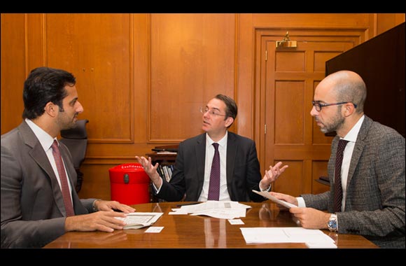 Sheikh Sultan bin Ahmed Al Qasimi holds meeting in UK Prime Minister's Office