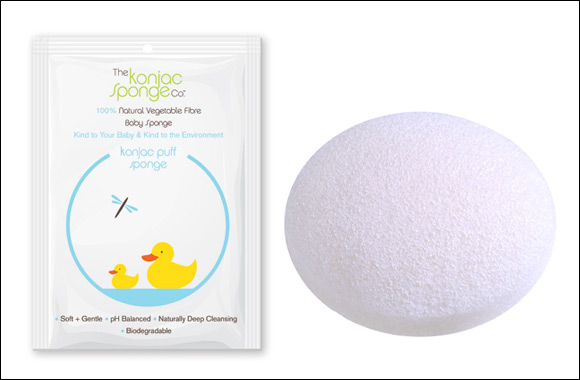 The Konjac Sponge Co. launches its perfectly soft and gentle Baby Sponge