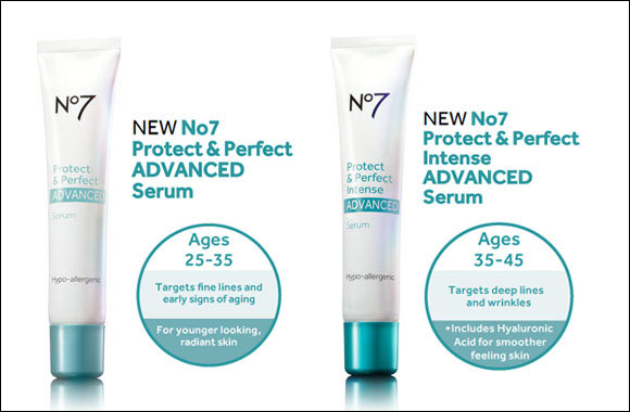 Introducing the new No7 Protect & Perfect ADVANCED Serums, clinically proven to be even more effective at reducing the appearance of lines and wrinkles