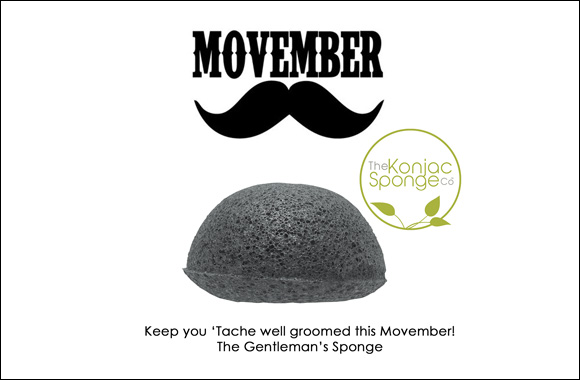 Keep your 'Tache Well Groomed this Movember! The Konjac Sponge Co. GENTLEMAN'S SHAVING SPONGE