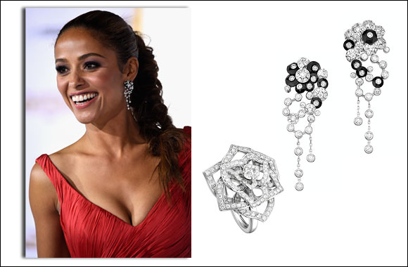 Meta Golding Shines in Piaget at "The Hunger Games: Mockingjay - Part 1" Premiere