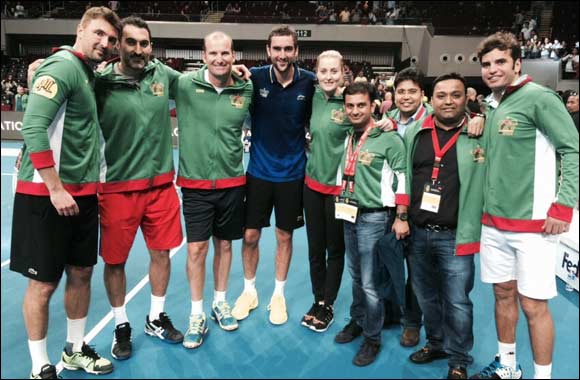 Musafir.com UAE Royals lead the points table on day 2 of Manila leg of the inaugural Coca-Cola International Premier Tennis League presented by Qatar Airways