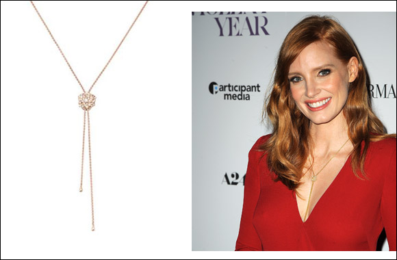 Jessica Chastain shines in Piaget at the New York premiere of "A Most Violent Year"