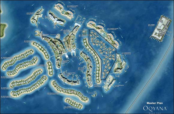 �OQYANA REAL ESTATE' inks deal with �Dutch Docklands' for work on exclusive private island villas within the �OQYANA WORLD FIRST' development on �The World Islands' project in Duba