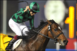 Just A Way honoured as the 2014 Longines World's Best Racehorse