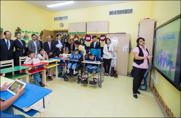 South Korea Deputy Prime Minister and Minister of Education Visits Al Noor Training Centre with Samsung Gulf Electronics