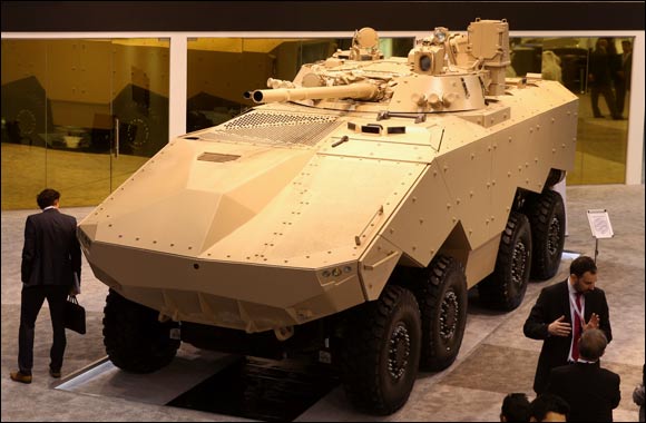 Emirates Defense Technology Unveils its New 8x8m Armored Modular Fighting Vehicle �Enigma�