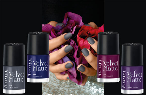 Rimmel Introduces Its New Velvet Matte Nail Collection