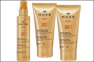 NUXE launches  NUXE Sun�, their first sun care line that teams ideal protection with total glamour!
