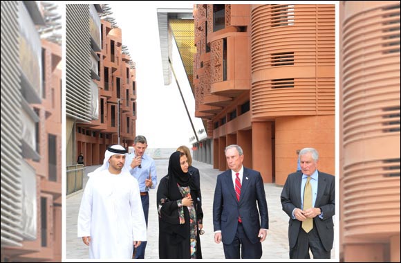 Michael Bloomberg, UN Special Envoy for Cities and Climate Change, Tours Masdar City
