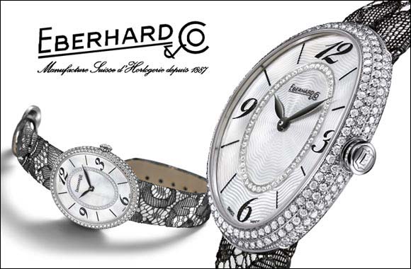 A sparkling new look and a touch of sensuality for the new ladies watch created by Eberhard & Co.: Gilda Grand Pavé