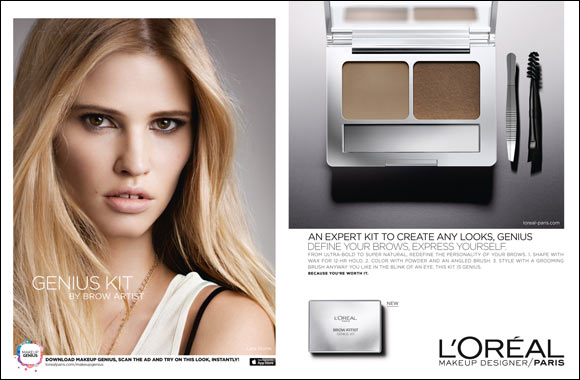 The stylish guide to well groomed brows: introducing the Brow Artist Genius Kit, only from L'Oréal Paris