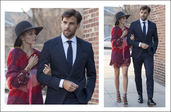 Olivia Palermo and Johannes Huebl wear Tommy Hilfiger in New York City