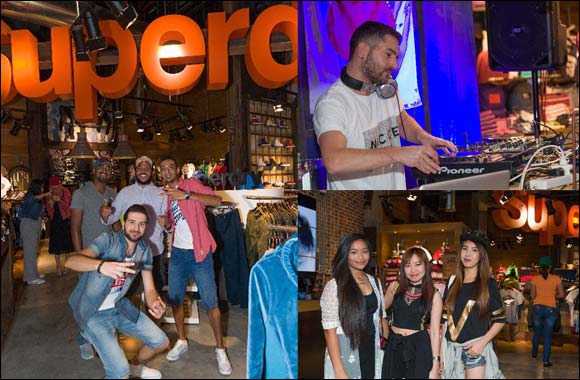 Superdry hosts an exciting, fun-filled in-store event at the brand's boutique in the Dubai Mall
