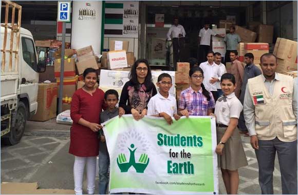 �Nepal Quake Relief Drive� by �Students for the Earth�